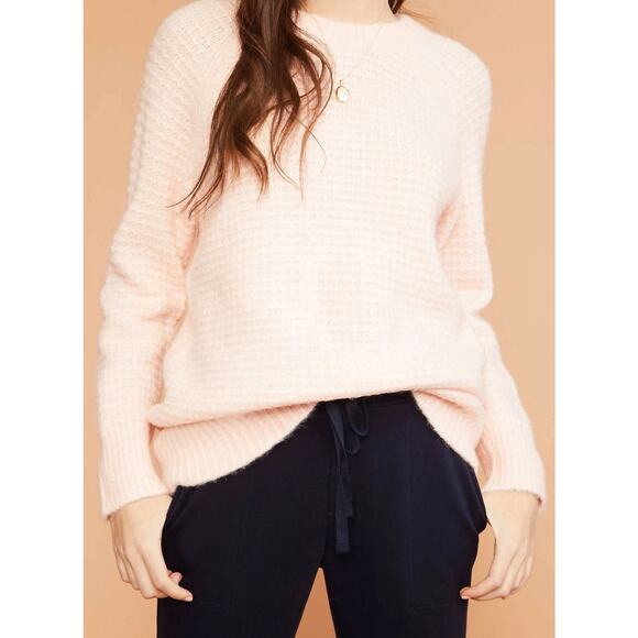 Lou & Grey Texturestitch Sweater Pullover Pink Size Large - Picture 1 of 6